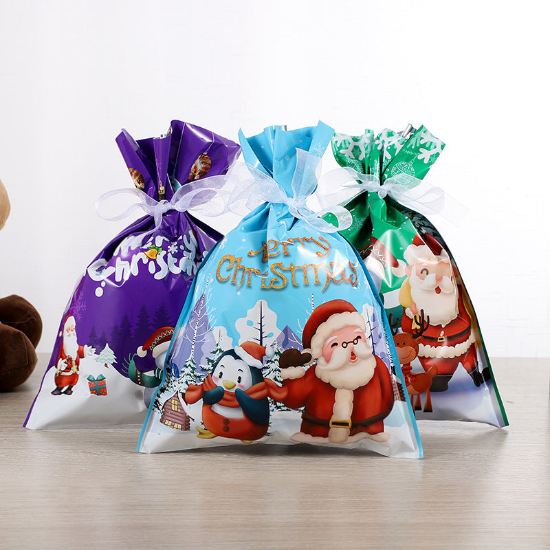 Holiday promotions！🎄mas Gift Bags Holiday 🎁Reusable Santa Gift Bag Assorted✨