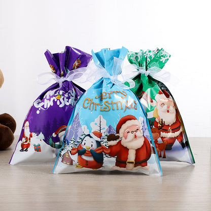 Holiday promotions！🎄mas Gift Bags Holiday 🎁Reusable Santa Gift Bag Assorted✨