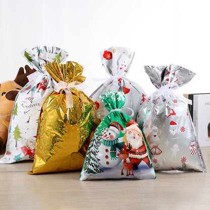 Holiday promotions！🎄mas Gift Bags Holiday 🎁Reusable Santa Gift Bag Assorted✨