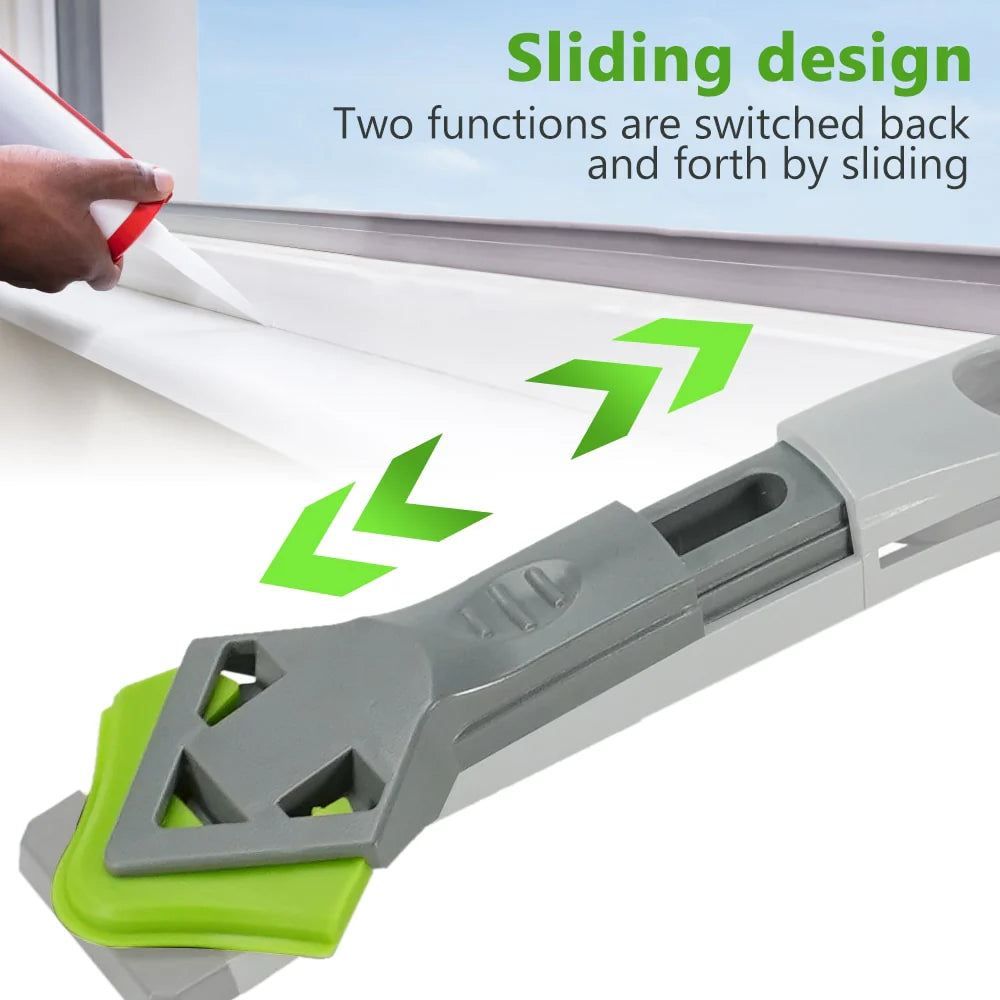 🔥 LIMITED DEAL! 🔥🛠️ 7-in-1  Silicone Spatula - Multi-Purpose Caulk Remover & Squeegee