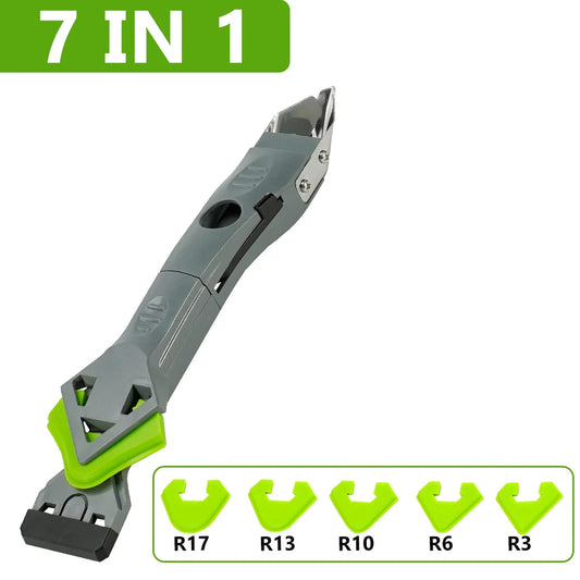 🔥 LIMITED DEAL! 🔥🛠️ 7-in-1  Silicone Spatula - Multi-Purpose Caulk Remover & Squeegee