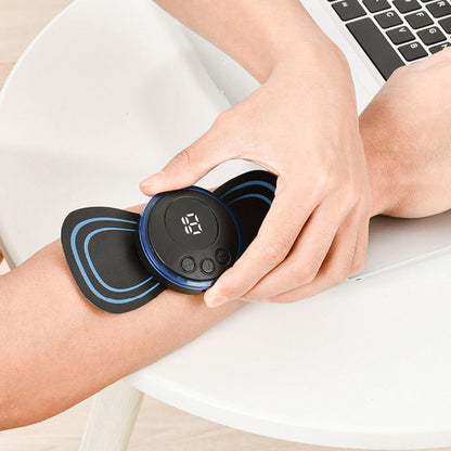 ??Hot Sale??Portable Massager with 8 Modes and LCD Screen - Mini Muscle Stimulator for Pain Relief